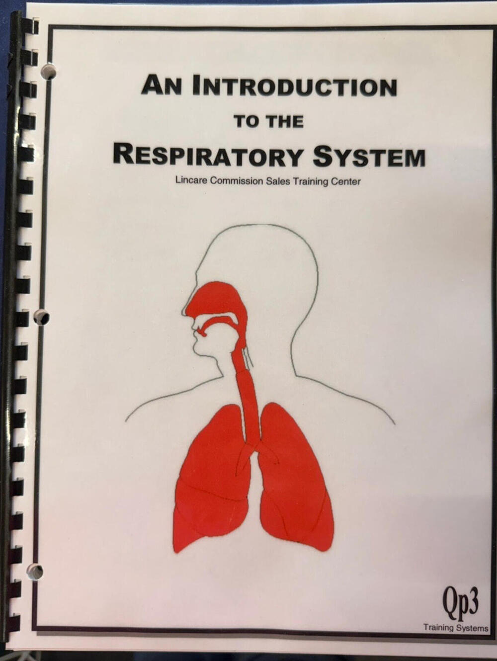 Qp3 Training Systems Introduction to the Respiratory System Spiral Illustrated